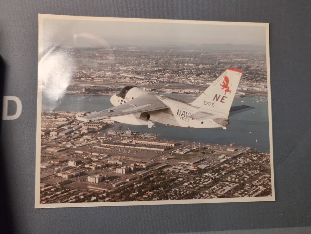 Vintage US Navy S-3A Viking VS-38 Aircraft Photograph Photo 160575 Red Griffins